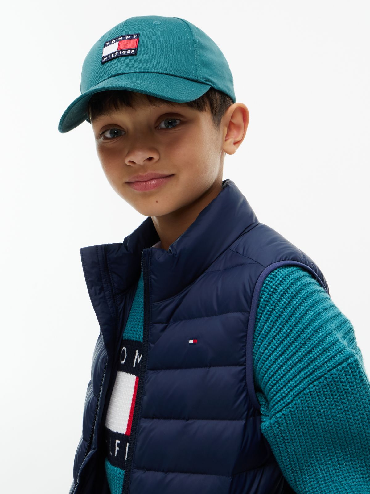 Kids' Heritage Flag Logo Baseball Cap — Green