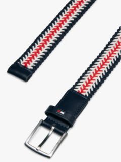 Kids' Braided Square Buckle Elastic Belt — Multi 2