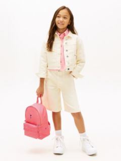 Kids' Mesh Pocket Dome Backpack — Pink 6