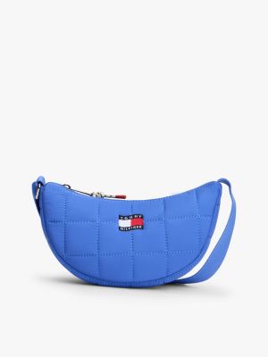 blue kids quilted crossbodytas voor kinderen gender inclusive - tommy hilfiger