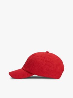 Kids' Wavy Flag Seersucker Baseball Cap — Red 3