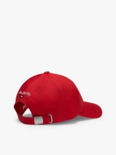 Kids' Logo Embroidery Five-Panel Baseball Cap — Red 2