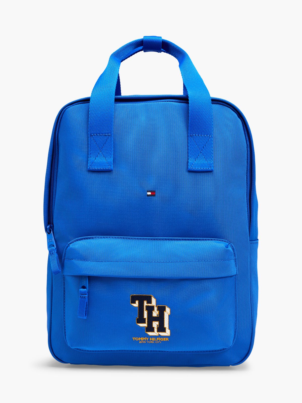 Kids' Varsity Logo Textile Backpack — Blue