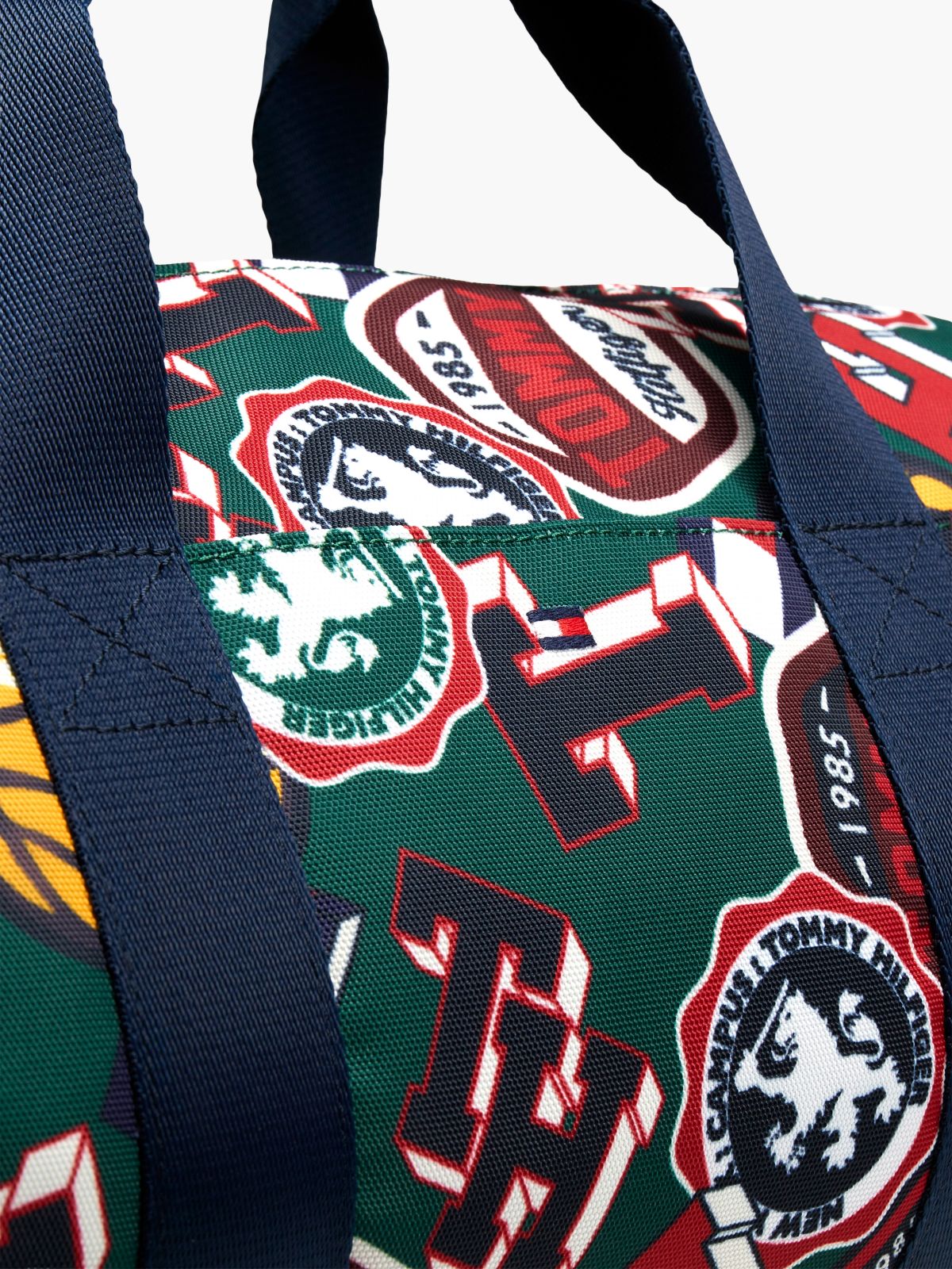 Kids' Textile Varsity Logo Duffel Bag — Green