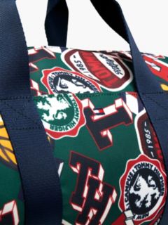 Kids' Textile Varsity Logo Duffel Bag — Green 5