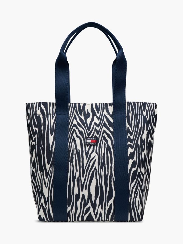 Kids' Logo Textile Tote Bag — Blue