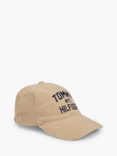 Kids' Logo Embroidery Corduroy Baseball Cap — Beige 1