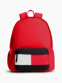 Kids' Colour-Blocked Pocket Dome Backpack — Pink 1