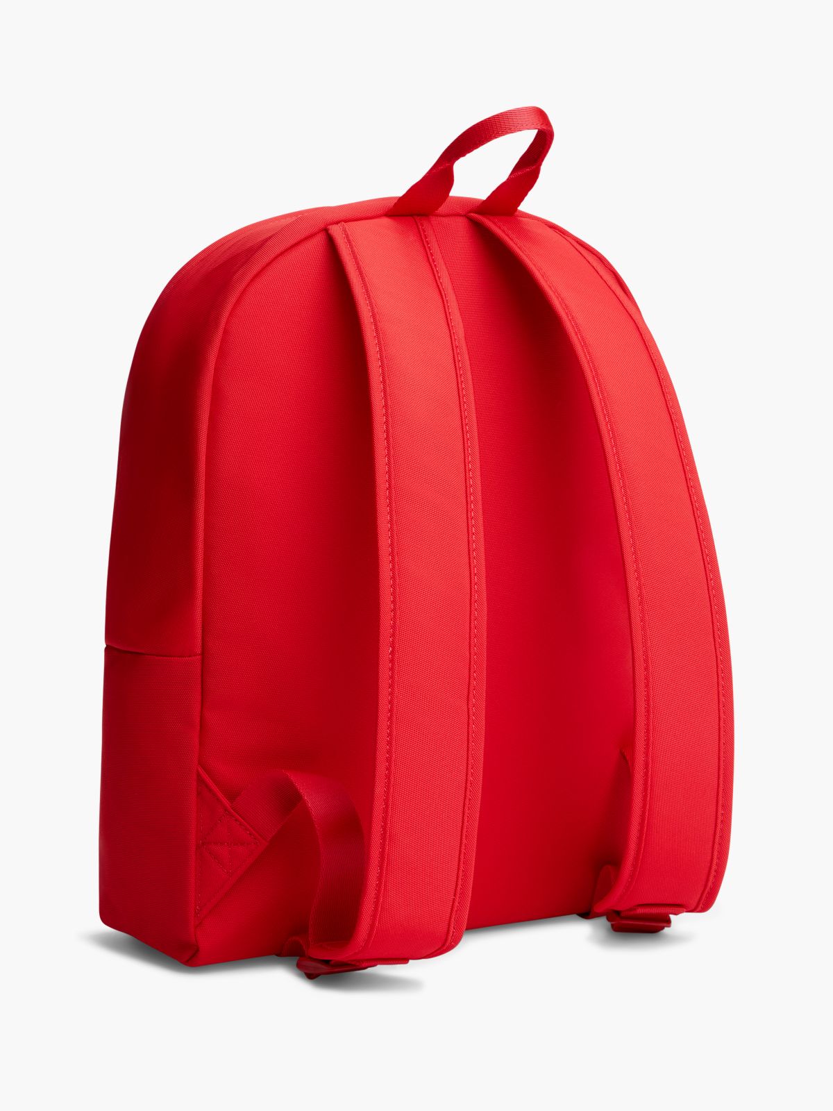 Kids' Colour-Blocked Pocket Dome Backpack — Red