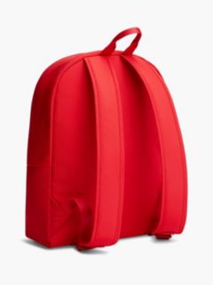 Kids' Colour-Blocked Pocket Dome Backpack — Red 3