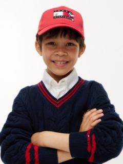 Kids' Peanuts® Flag Logo Baseball Cap — Red 4