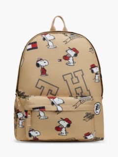 Kids' Peanuts® Graphic Dome Backpack — Beige 1