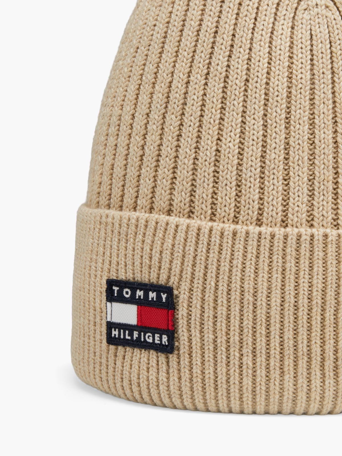 Kids' Heritage Flag Logo Beanie — Beige