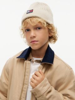 Kids' Heritage Flag Logo Beanie — Beige 4