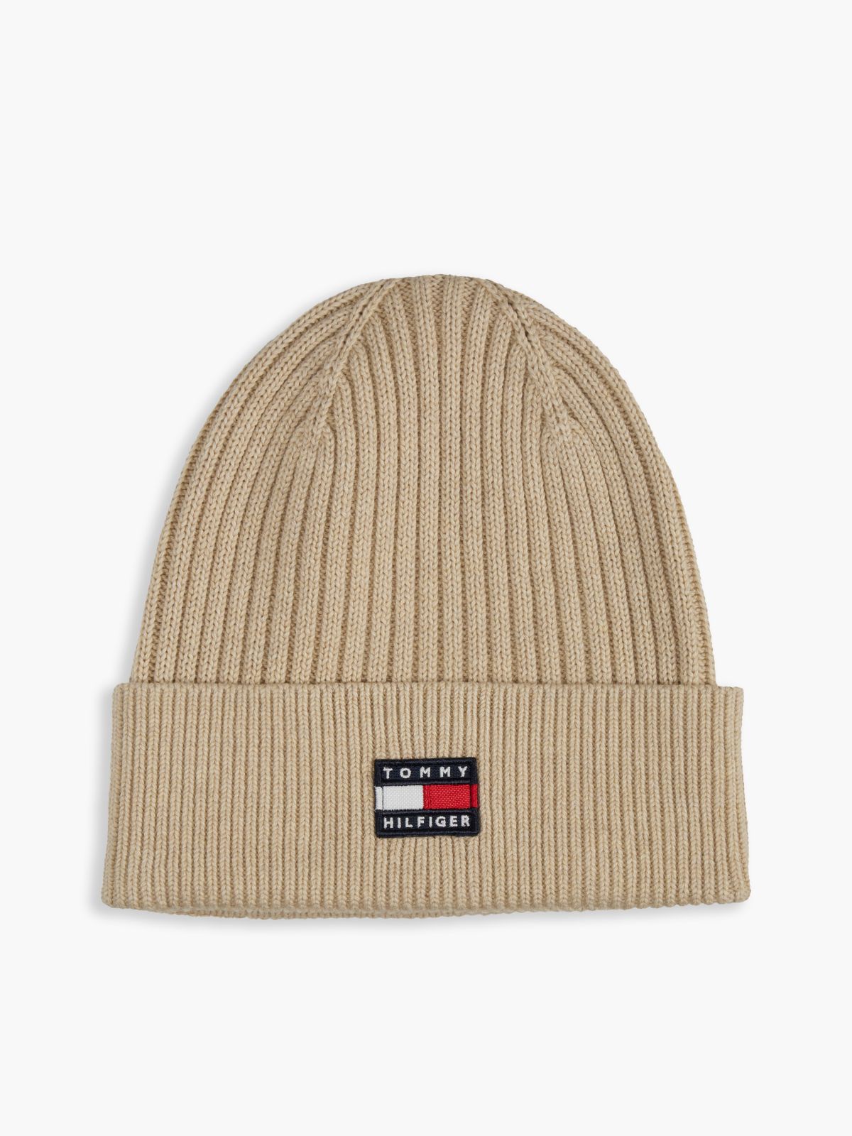 Kids' Heritage Flag Logo Beanie — Beige