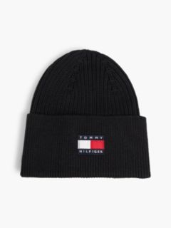 Kids' Heritage Flag Logo Beanie — Black 1