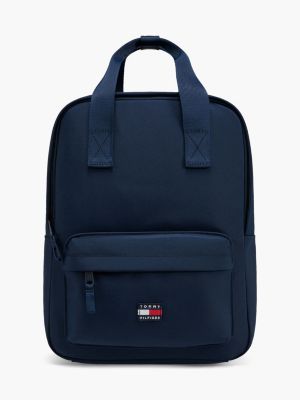 blue kids heritage rugzak met logo voor kinderen gender inclusive - tommy hilfiger