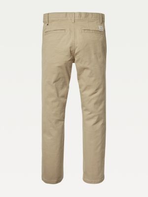tommy hilfiger slim fit khaki pants