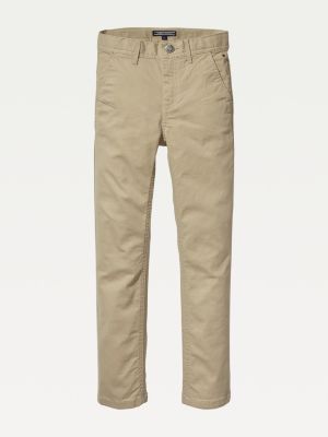 tommy hilfiger khaki pants slim fit