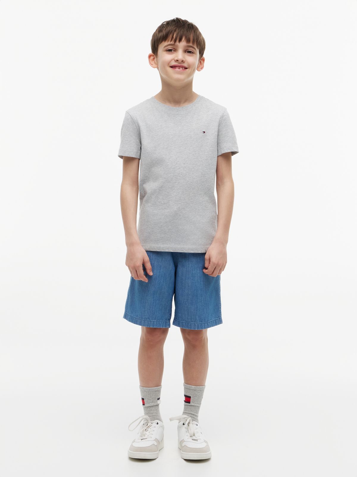 Essential Cotton T-Shirt — Grey