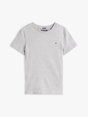 grau t-shirt aus baumwolle für jungen - tommy hilfiger