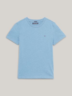 Light blue tommy hilfiger shirt best sale