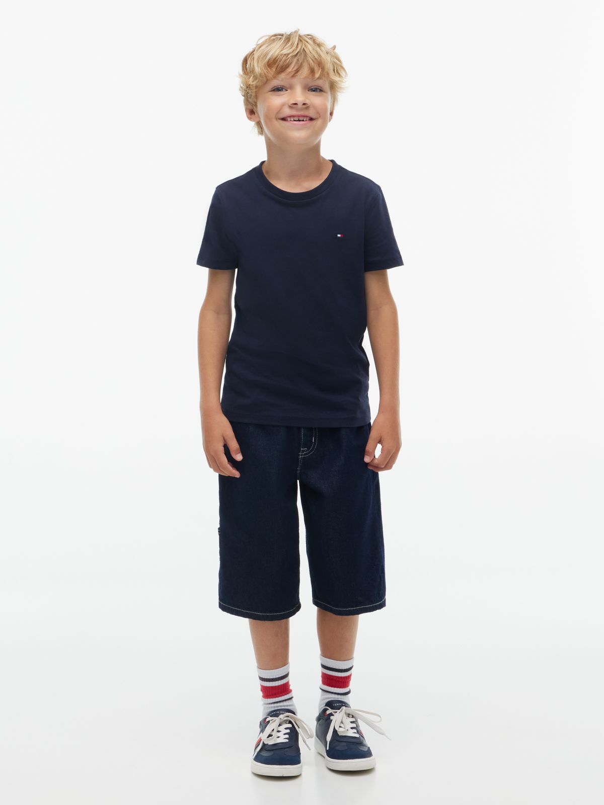 Essential Cotton T-Shirt — Blue