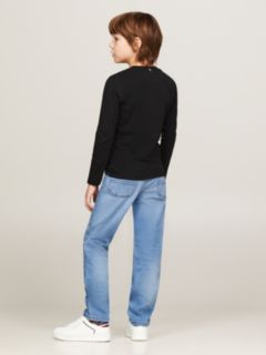 Long-Sleeve Cotton T-Shirt — Black 4