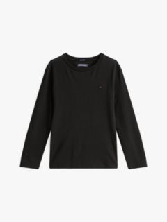 Long-Sleeve Cotton T-Shirt — Black 6