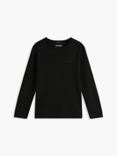 Long-Sleeve Cotton T-Shirt — Black 8