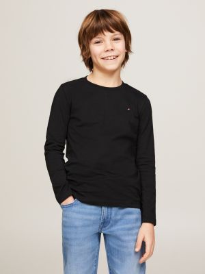 Boys\' T-shirts SI Long - Sleeve Shirts | Hilfiger® Polo Tommy Tops 