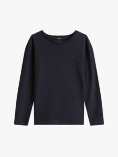 Long-Sleeve Cotton T-Shirt — Blue 6