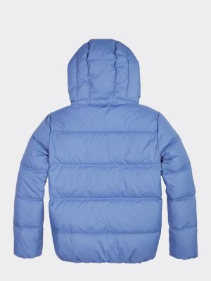 essential removable hood down jacket tommy hilfiger