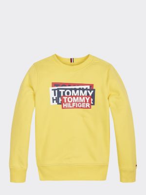 tommy yellow sweatshirt