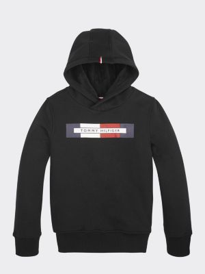 hilfiger hoodie black