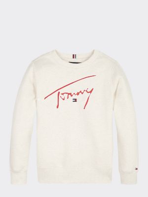 tommy signature sweatshirt