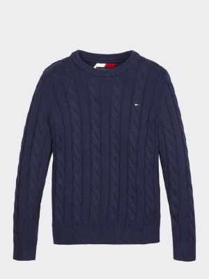 tommy jeans cable sweater