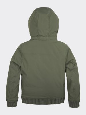 Technische Oversize Jacke Grun Tommy Hilfiger