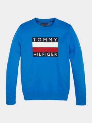 tommy logo jumper