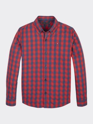 tommy hilfiger gingham check shirt