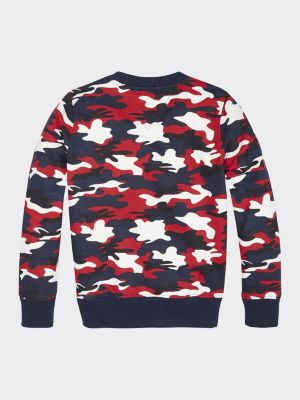 red tommy hilfiger pullover