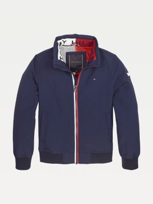 tommy hilfiger jacket red white and blue