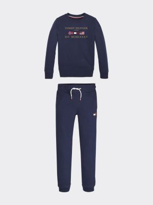 tommy hilfiger tape tracksuit mens