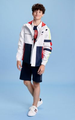 tommy hilfiger jacket black and white