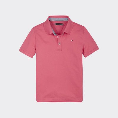 pink tommy polo