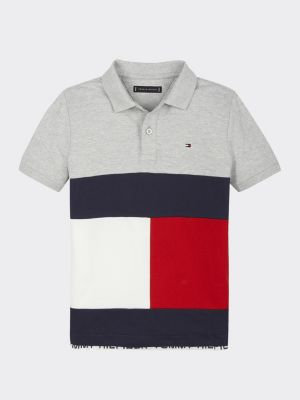 grey tommy hilfiger polo