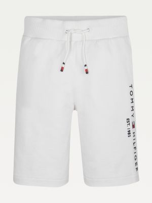 Essential Organic Cotton Jogger Shorts | WHITE | Tommy Hilfiger