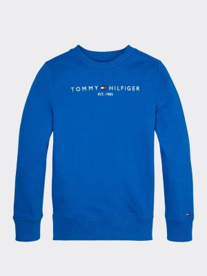 blue cotton sweatshirt