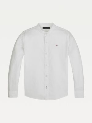tommy hilfiger linen shirt