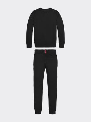 black tommy tracksuit